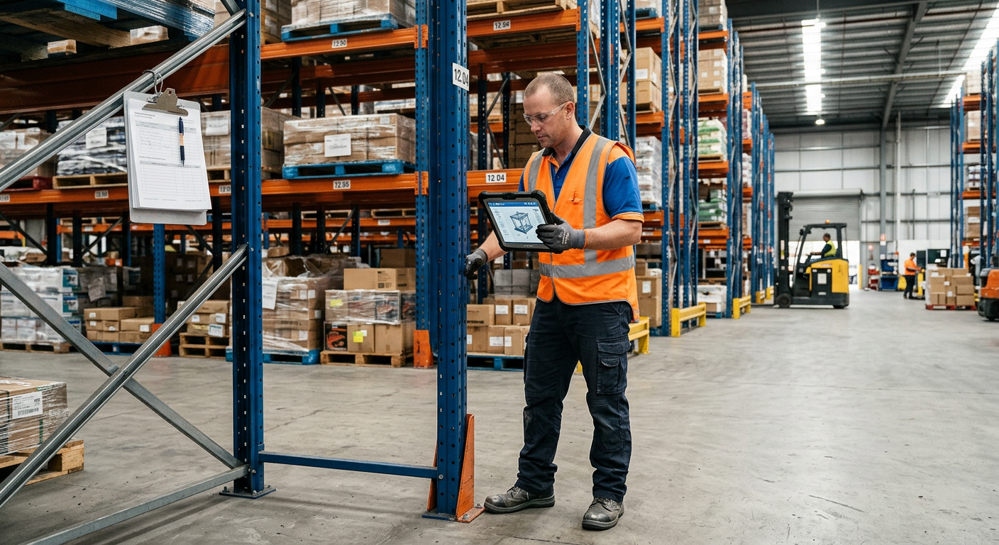 Warehouse rack inspection and engineering assessment by Alliance Material Handling in Maryland